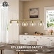 preview thumbnail 24 of 56, 4/5-Light Kitchen Island Pendant Light Fixture with Clear Glass Shades