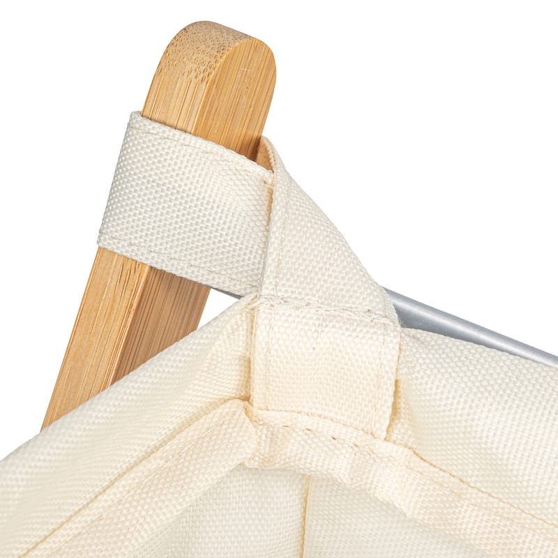 Household Essentials X-Frame Bamboo Hamper
