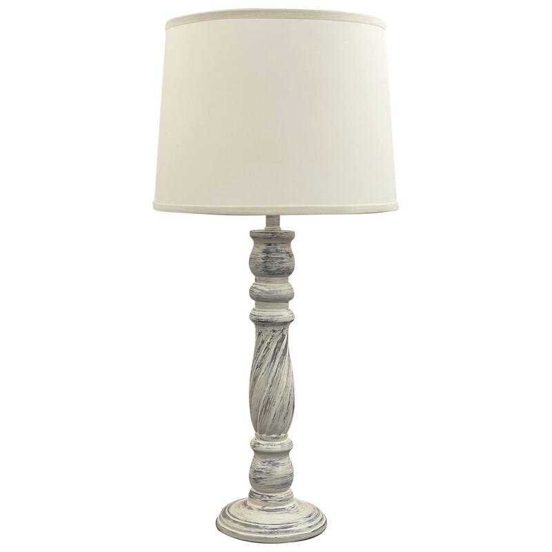 Coastal Swirl Candlestick Table Lamp