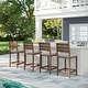 preview thumbnail 5 of 20, Martha Stewart 2PK All-Weather Patio Bar Stools with Seat Cushions - 19.5"W x 22.5"D x 44.5"H