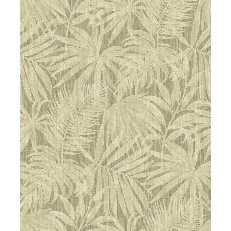 Chesapeake Sonny Green Fronds Wallpaper