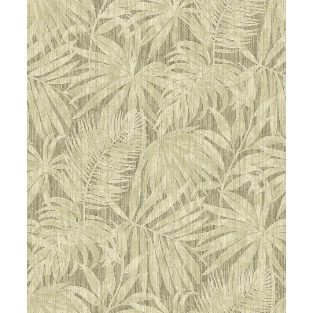 Chesapeake Sonny Green Fronds Wallpaper