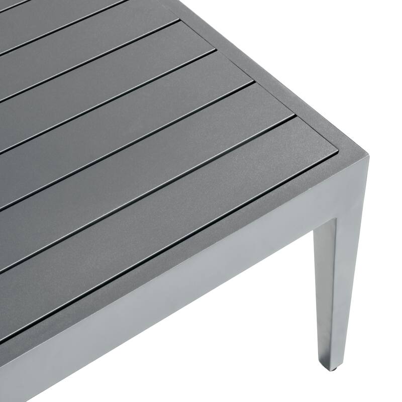 Abbyson Outdoor Birmingham All-Weather Aluminum Coffee Table