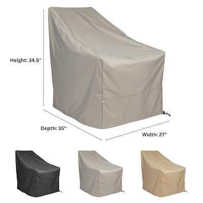 Shine Co. Weatherproof Polyester Adirondack Patio Chair Cover