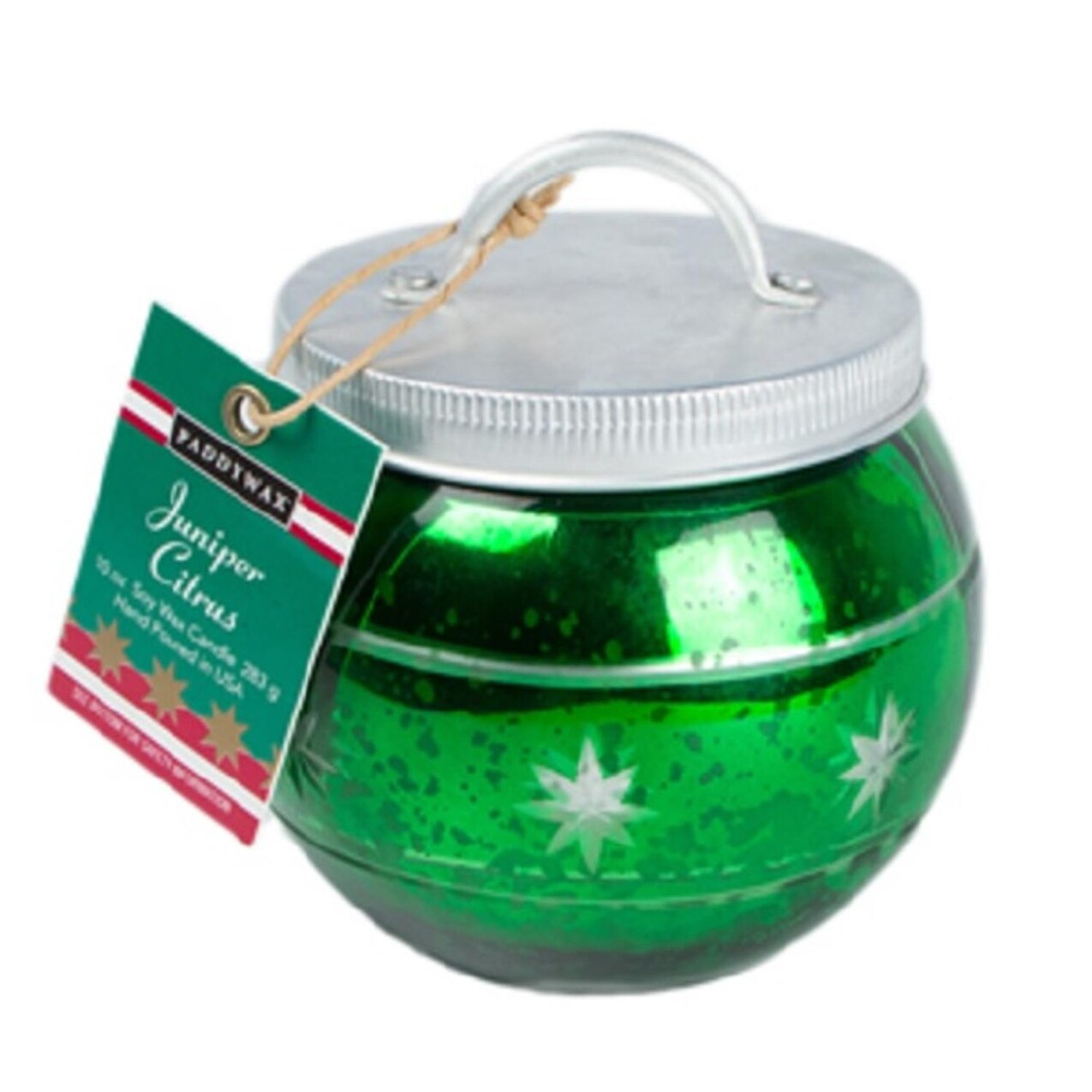 Shop Paddywax Juniper Citrus Scented Soy Wax Candle In Retro Mercury Glass 10 Oz Overstock 16550197