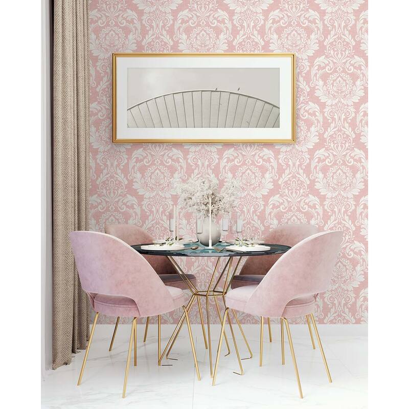 NextWall Cora Damask Peel and Stick Wallpaper - 20.5 in. W x 18 ft. L