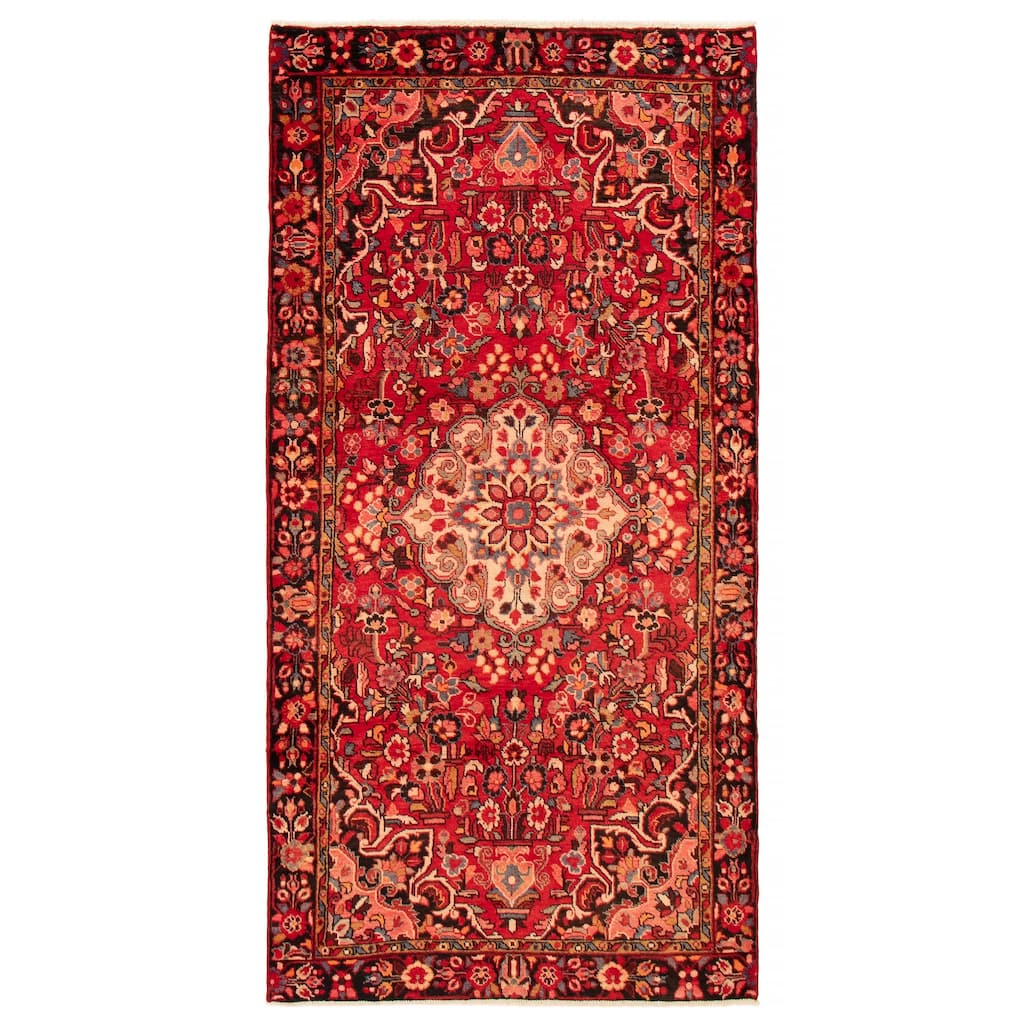 ECARPETGALLERY Hand-knotted Anadol Red Wool Rug - 4'8 x 9'5