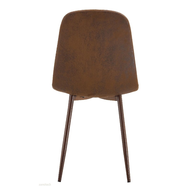 4PCS Metal Fabric Dining Chair