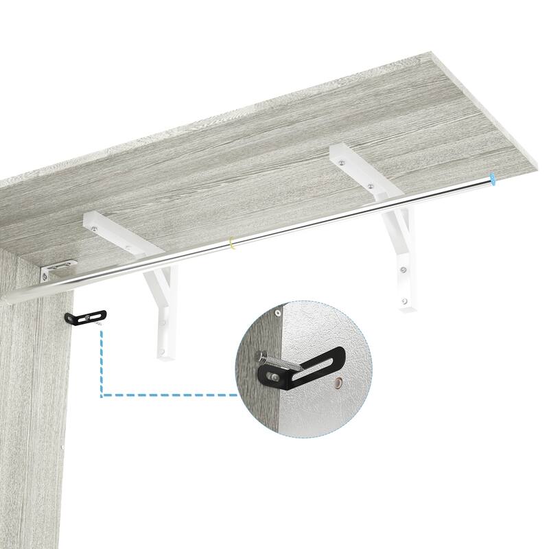 96'' W Adjustable Closet Organizer with Drawers for Walk-in/ Reach-in Closet - 20.2'' to 96'' W