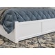 preview thumbnail 8 of 13, AFI Canyon Full Wood Platform Bed with Footboard & 2 Storage Drawers in White