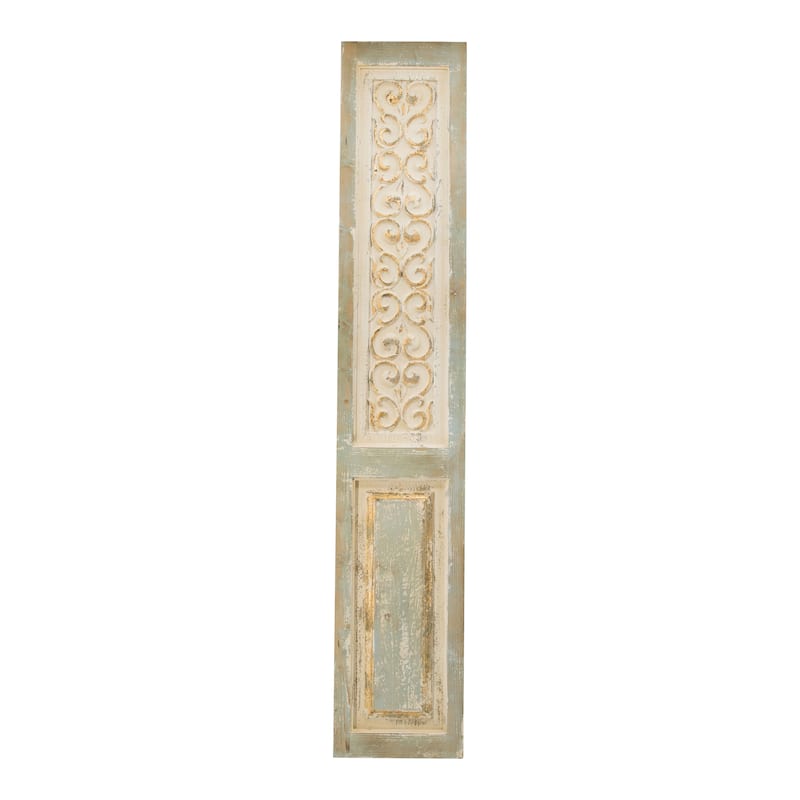 Large Wooden Rectangle Hanging Panel