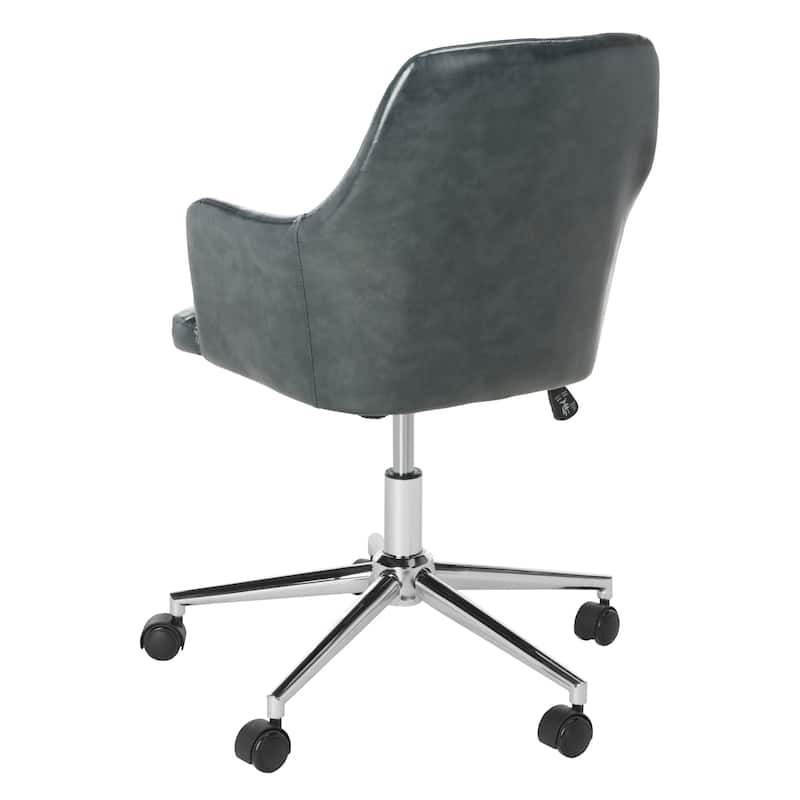 SAFAVIEH Carbon Sopho Loft Kenton Swivel Office Chair - 24Wx24Dx35H