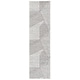 preview thumbnail 17 of 17, SAFAVIEH Pyramid Galatea Modern Geometric Rug 2'2" x 8' Runner - Ivory/Grey - Runner
