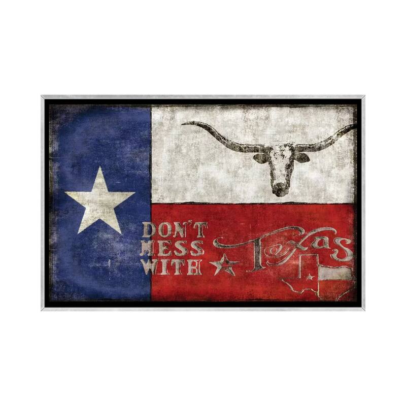 iCanvas "Texas Proud" by Luke Wilson Framed