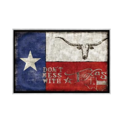 iCanvas "Texas Proud" by Luke Wilson Framed