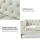 preview thumbnail 46 of 58, HULALA HOME Calymne 84" Modern Square Arms Sofa with Button-Tufted Back