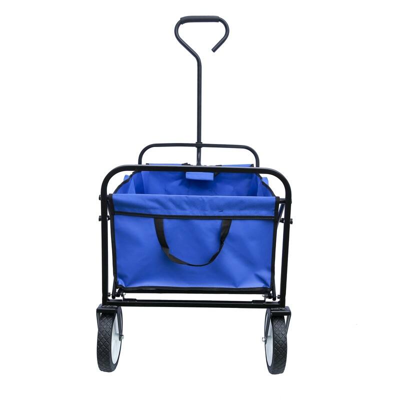 Folding Wagon Garden Shopping Beach Wagon Cart