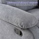 preview thumbnail 14 of 27, Chenille Adjustable Glider Recliner Armchair by Ovios Furniture