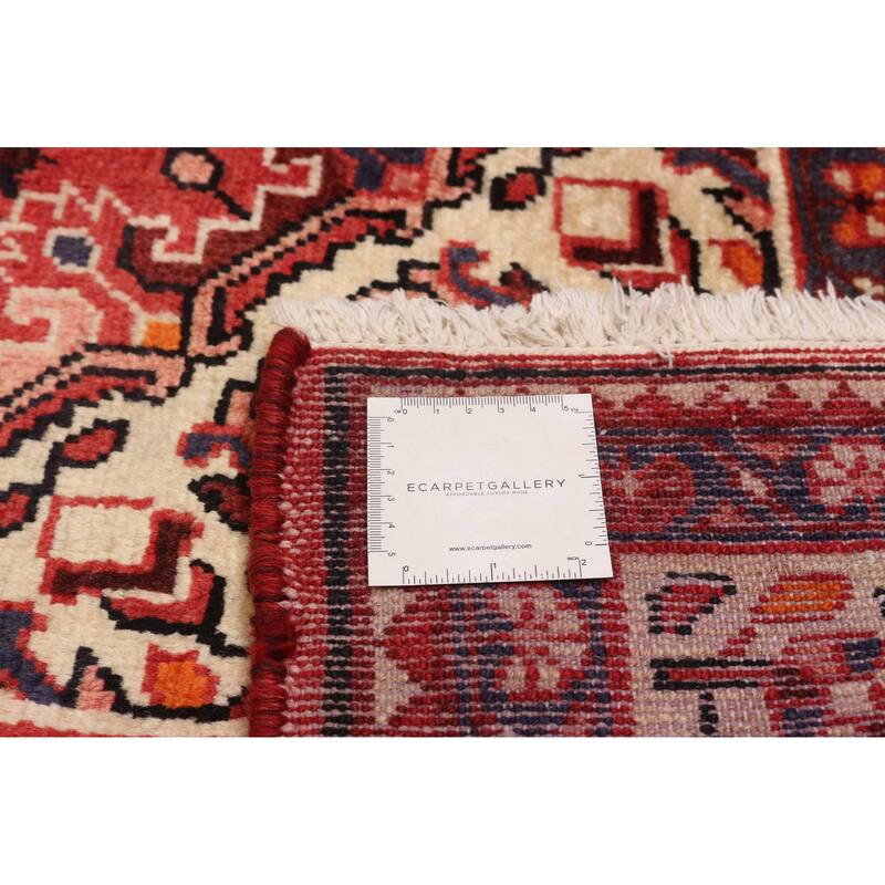 ECARPETGALLERY Hand-knotted Andelz Red Wool Rug - 5'6 x 10'1