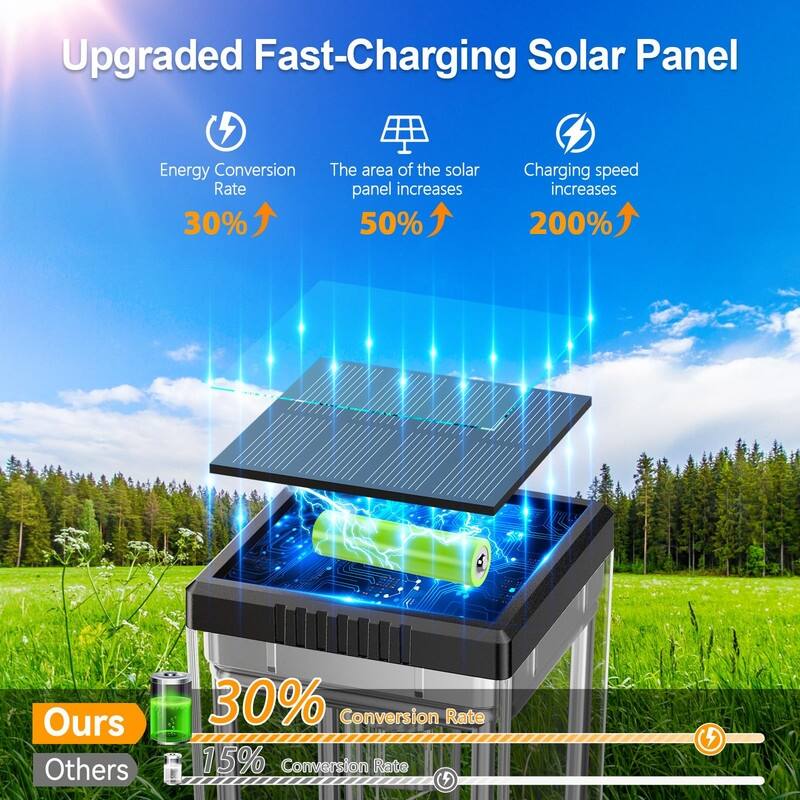 6-Pack Solar Path Lights - 15H Bright LED, Waterproof, Tall Design