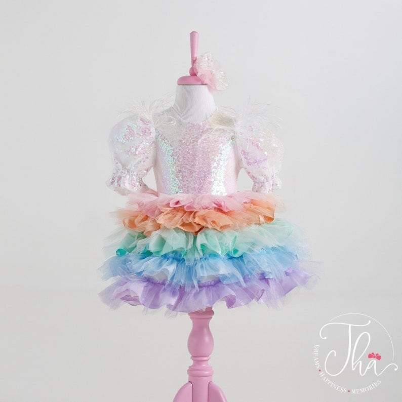 Multi-Color Skirt Sequin Top Special Occasion Dress