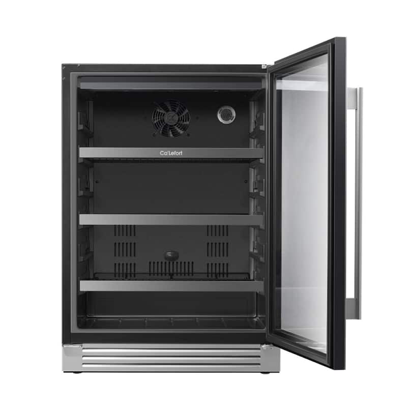 Ca'Lefort 24 inch 140 Can Beverage Cooler Built-in/ Freestanding Frost Free Beverage Center - 24 inch