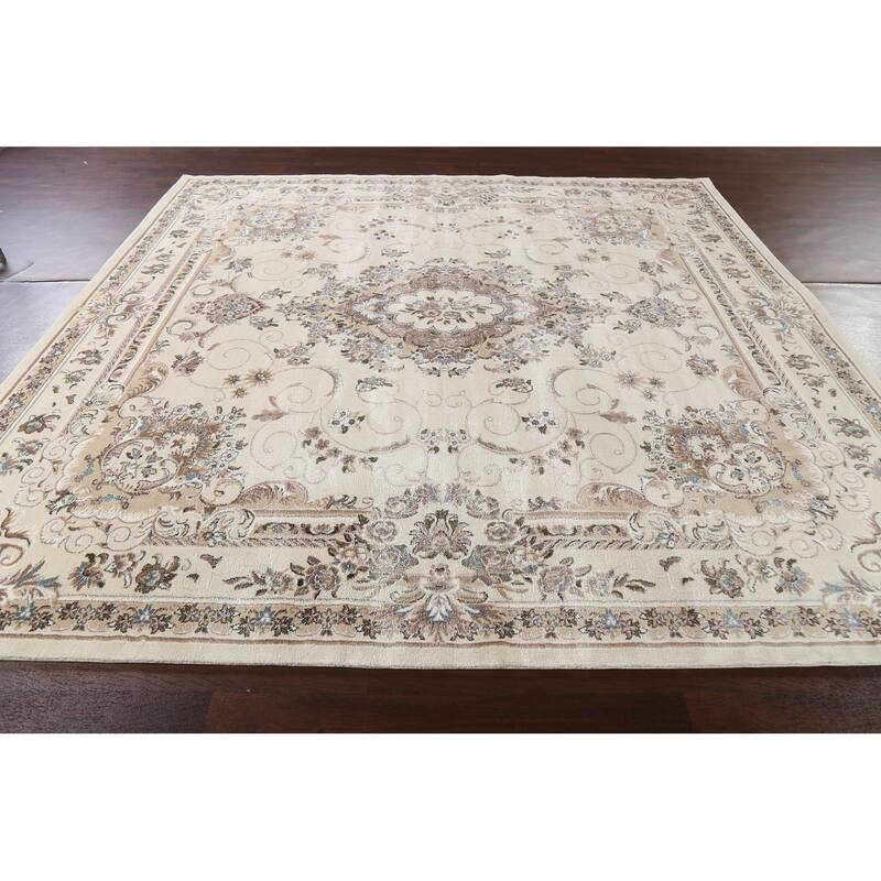 Floral Medallion Turkish Transitional Oriental Rug Traditional Carpet