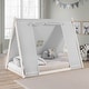 preview thumbnail 6 of 15, TeePee Tent Twin Floor Bed White