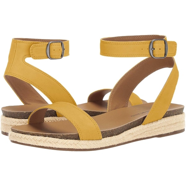 lucky brand yellow sandals