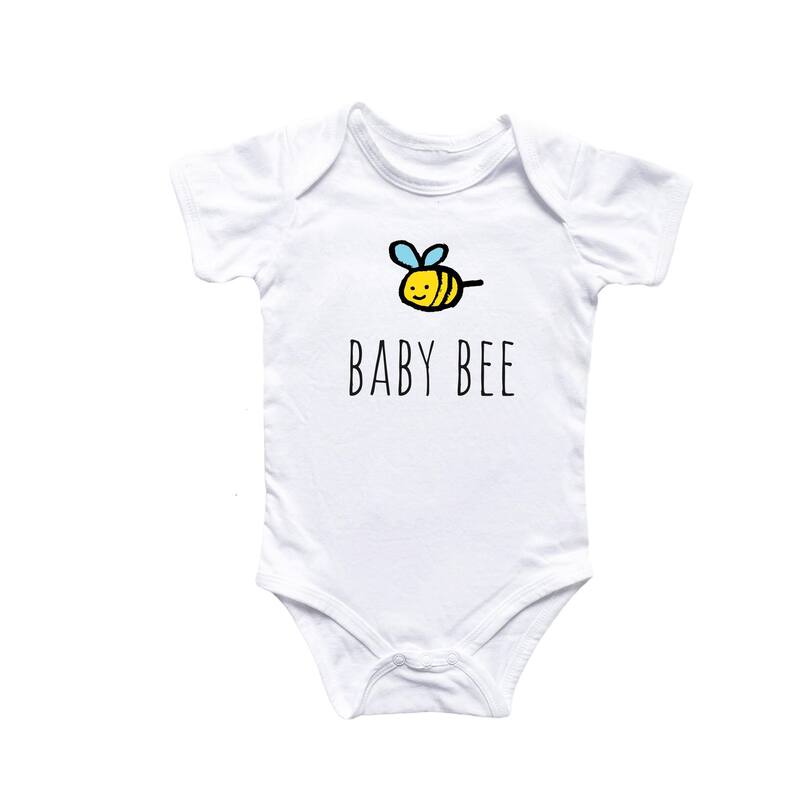 Bee Honey - Baby Boy Girl Clothes Infant Bodysuit Funny Cute Newborn - Natural - 0-3M
