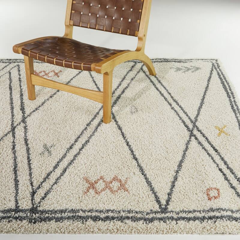 Lopes Modern Southwestern Shag Area Rug