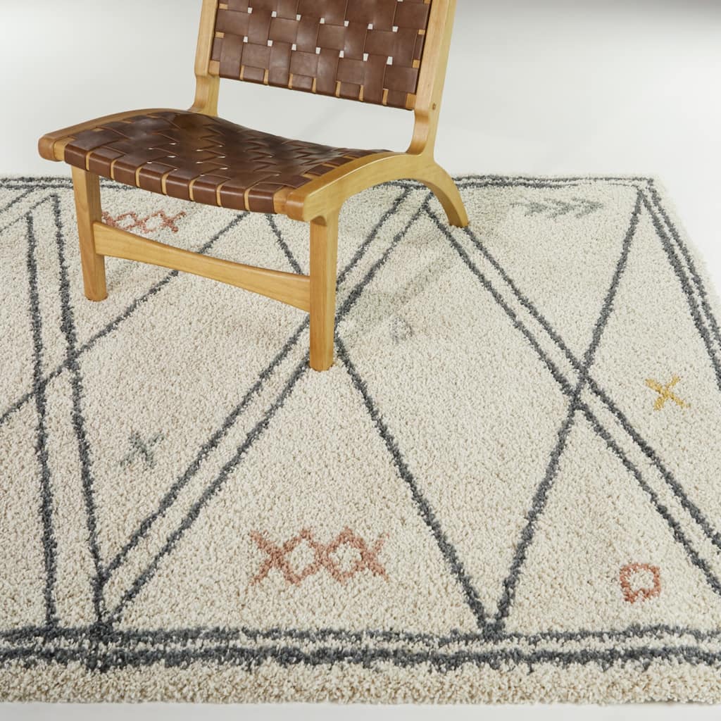 Lopes Modern Southwestern Shag Area Rug