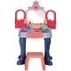preview thumbnail 10 of 8, Qaba Kids Vanity Set with Mirror and Stool, Toddler Makeup Table with Music, Light, Drawer, Hair Dryer, 20 Makeup Accessories