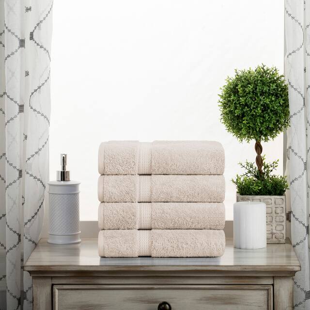 Marche Egyptian Cotton 4 Piece Hand Towel Set by Miranda Haus