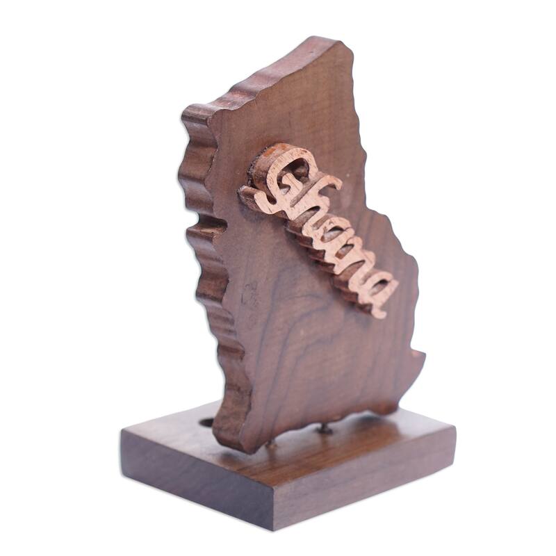 Novica Handmade Beloved Ghana Ebony Wood Sculpture