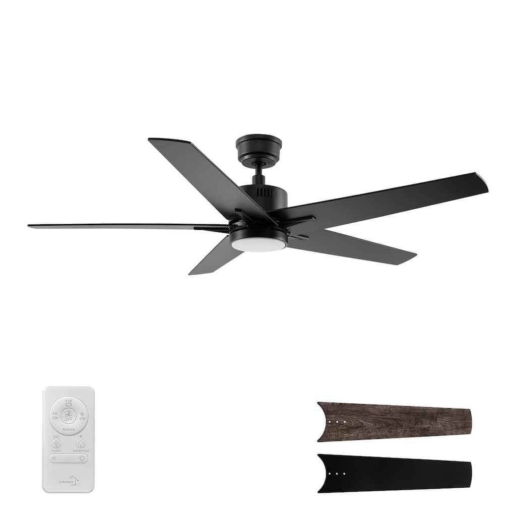 Celadon 52" 5-Blade Smart Ceiling Fan with Light and Remote