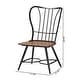 preview thumbnail 9 of 7, Carbon Loft Rudolph Industrial Metal and Wood Dining Chairs (Set of 2)