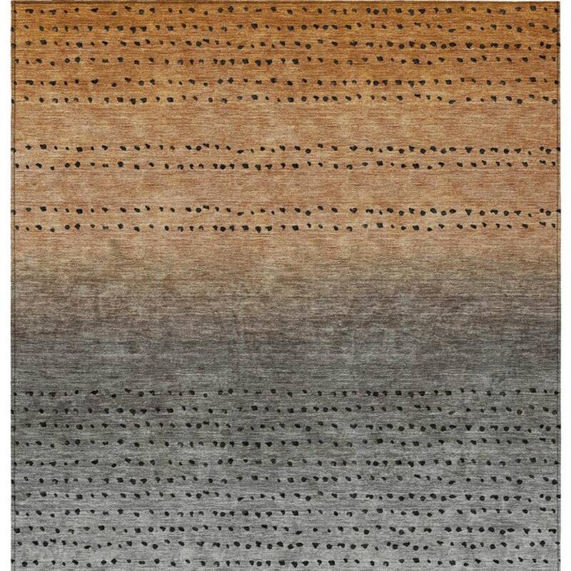 HomeRoots Abstract Transitional Rectangle Outdoor Rug