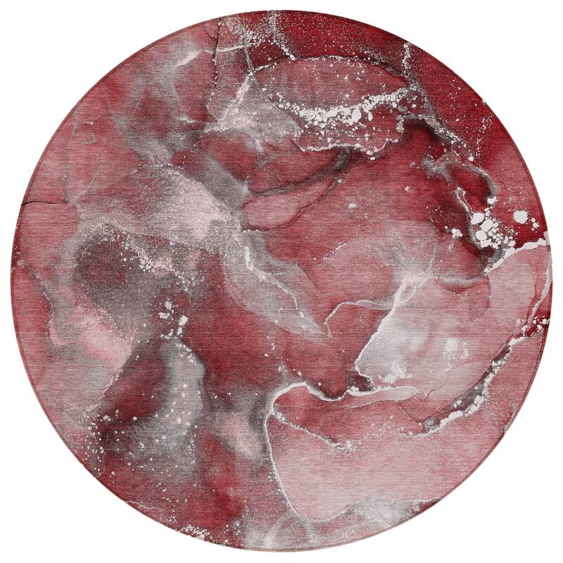 Rari Artistic Abstract Weather Resistant Classic Meets Modern Runner Outdoor Rug