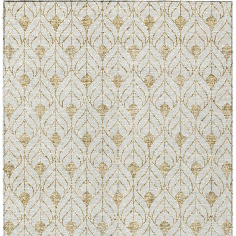 HomeRoots Geometric Transitional Rectangle Outdoor Rug