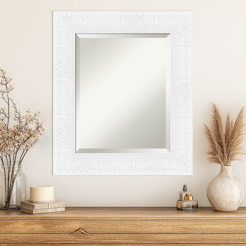 Luxe Beveled Framed Wall Mirror