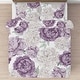 preview thumbnail 3 of 4, Sweet Jojo Designs Lavender Purple Boho Shabby Chic Floral Girl 3p Full/Queen Comforter Set Ivory Bohemian Vintage Watercolor