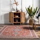 preview thumbnail 19 of 20, Nuloom Tama SpinClean Circle Medallion Machine Washable Area Rug