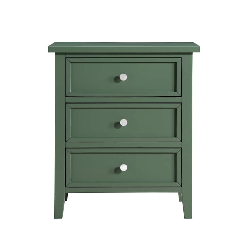 Luca 3-drawer Nightstand, Bedroom Furniture