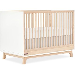 Fisher Price Siesta 3-in-1 Convertible Crib by Dream On Me - Vintage White Oak