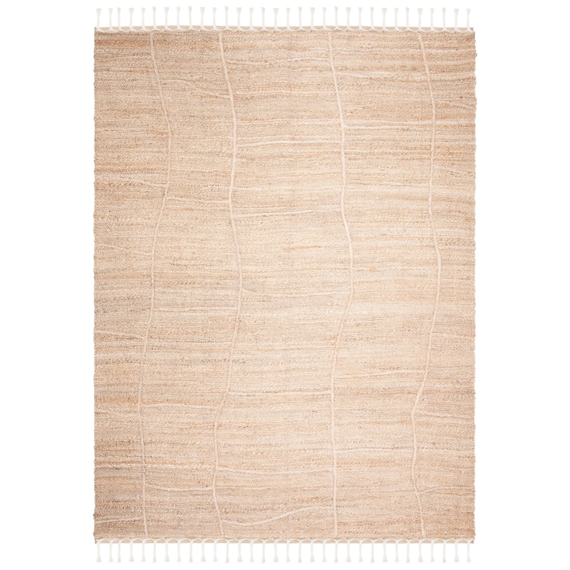 SAFAVIEH Handmade Natural Fiber Jamiya Jute Tassel Rug
