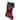20.5 Red Black Plaid Christmas Stocking w/ Pocket Faux Fur Cuff