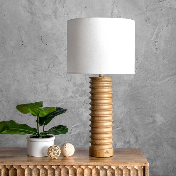 glass vase lamp