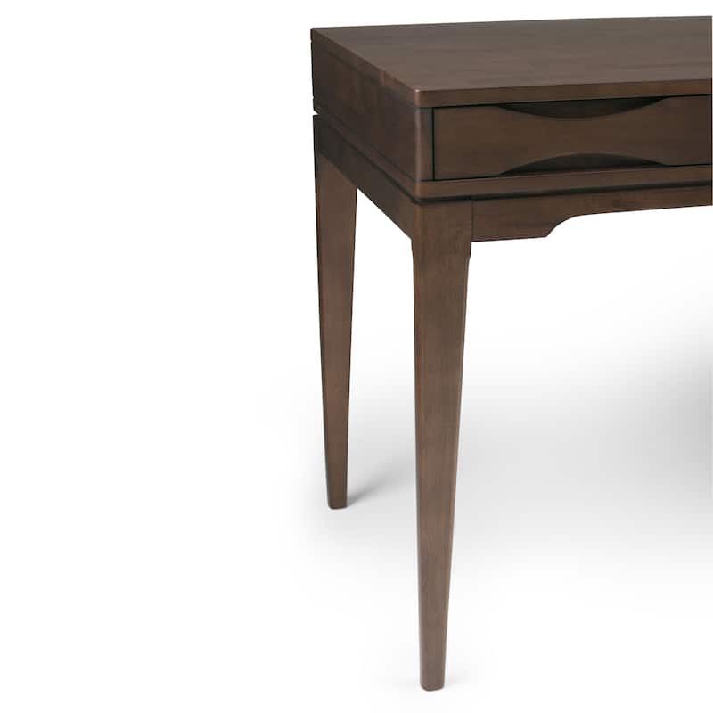 WYNDENHALL Pearson SOLID HARDWOOD Mid Century Modern 60 inch Wide Writing Office Desk