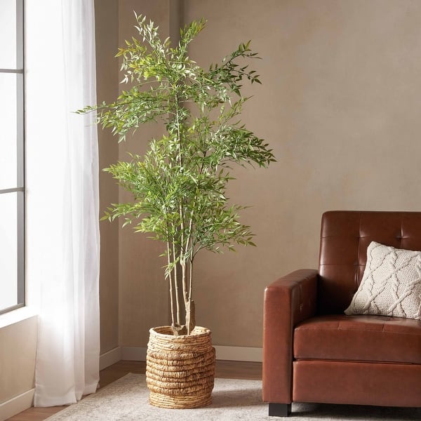 Purling Artificial Heavenly Bamboo Nandina Tree by Christopher Knight ...